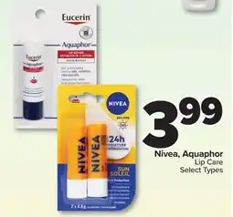 PharmaChoice Nivea, Aquaphor Lip Care offer
