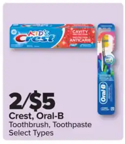 PharmaChoice Crest, Oral-B Toothbrush, Toothpaste offer