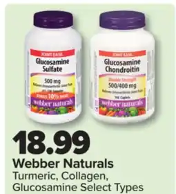 PharmaChoice Webber Naturals Turmeric, Collagen, Glucosamine offer