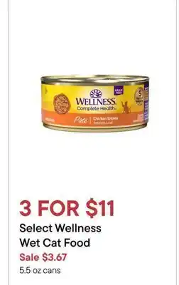 Petvalu Select Wellness Wet Cat Food offer