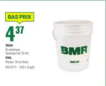 BMR SEAU offer