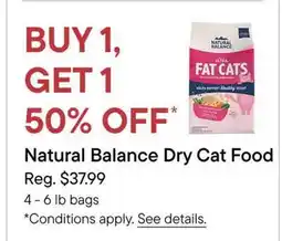 Petvalu Natural Balance Dry Cat Food offer