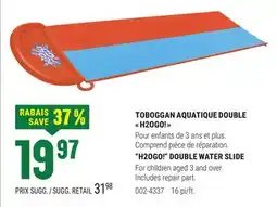 BMR TOBOGGAN AQUATIQUE DOUBLE H2OGO!  offer