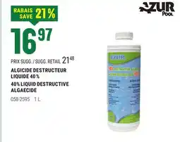 BMR ALGICIDE DESTRUCTEUR LIQUIDE 40 % offer