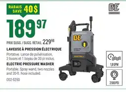 BMR LAVEUSE À PRESSION ÉLECTRIQUE offer