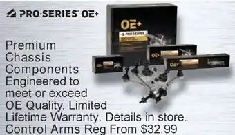 PartSource OE+ Control Arms offer