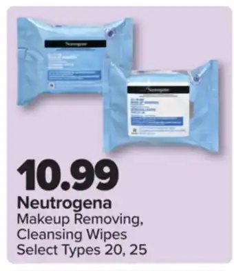 PharmaChoice Neutrogena Makeup Removing, Cleansing Wipes offer
