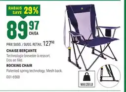 BMR CHAISE BERÇANTE offer