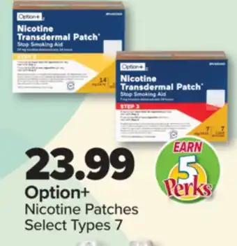 PharmaChoice Option+ Nicotine Patches offer