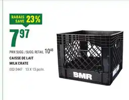 BMR CAISSE DE LAIT offer