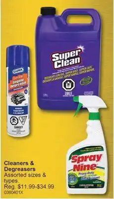 PartSource Cleaners & Degreasers offer