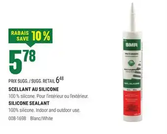 BMR SCELLANT AU SILICONE offer