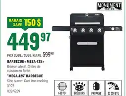BMR BARBECUE MESA 425 BARBECUE offer