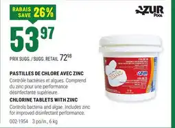 BMR PASTILLES DE CHLORE AVEC ZINC offer