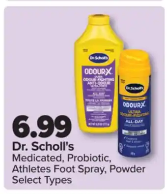 PharmaChoice Dr. Scholl's Medicated, Probiotic, Athletes Foot Spray, Powder offer