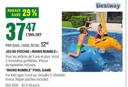 BMR JEU DE PISCINE  RHINO RUMBLE  offer