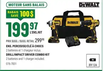 BMR DRILL/IMPACT DRIVER COMBO KIT offer