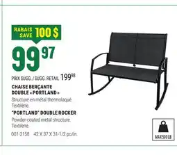 BMR CHAISE BERÇANTE DOUBLE  PORTLAND  offer