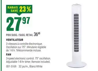 BMR VENTILATEUR offer