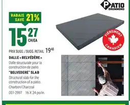 BMR DALLE  BELVÉDÈRE offer