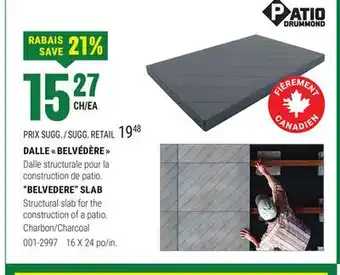 BMR DALLE BELVÉDÈRE offer