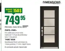 BMR PORTE  PURE  offer