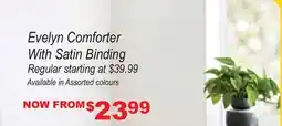Oxford Mills Evelyn Comforter With Satin Binding offer