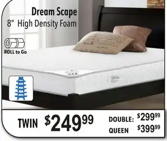 Oxford Mills Dream Scape 8 High Density Foam offer