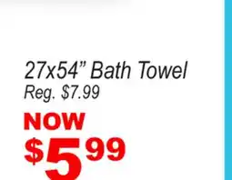 Oxford Mills 27x54 Bath Towel offer