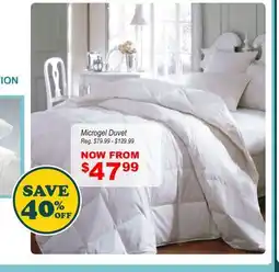 Oxford Mills Microgel Duvet offer