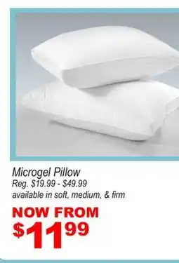 Oxford Mills Microgel Pillow offer