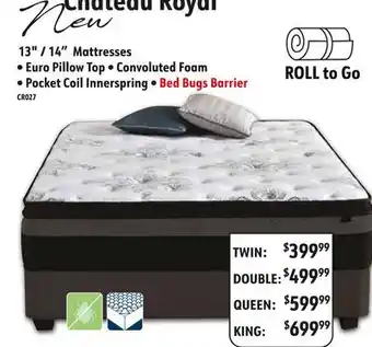 Oxford Mills Chateau Royal 13/14 Mattresses offer