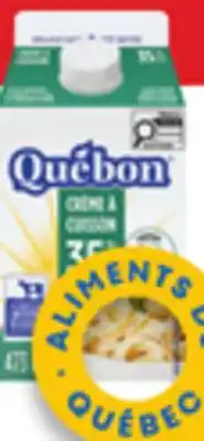 Walmart Québon cream 35% cooking 473 ml offer