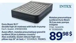 Walmart Dura-Beam 16.5 double high air mattress with built-in pump offer