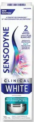 Walmart Sensodyne Clinical White enamel strengthening toothpaste offer