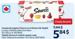 Walmart Yoplait source or creamy yogurt cups offer