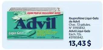Walmart Advil Liqui Gels offer