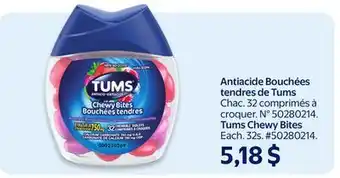 Walmart Tums Chewy Bites offer