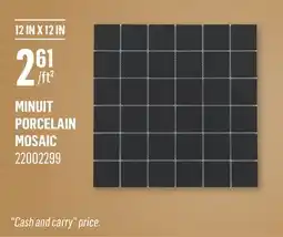 Canac Minuit Porcelain Mosaic offer