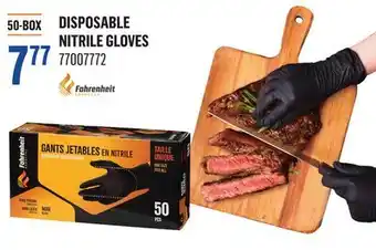 Canac Disposable Nitrile Gloves offer
