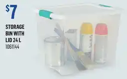 Canac Storage Bin with Lid 24 L offer