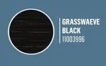 Canac Peel & Stick Wallpaper Grasswaeve Black offer