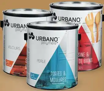 Canac Urbano Kitchen & Bathroom Interior Latex Paint Natural White & Colours 3.7 L offer