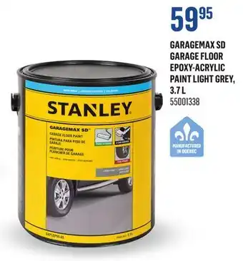 Canac Garagemax SD Garage Floor Epoxy-Acrylic Paint Light Grey, 3.7 L offer
