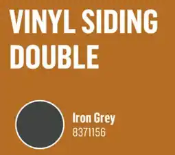 Canac Designer Vinyl Siding Double 4.5 in offer