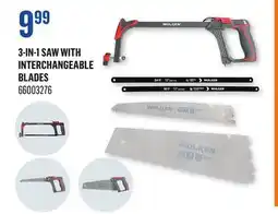 Canac 3-In-1 Saw with Interchangeable Blades offer