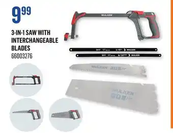 Canac 3-In-1 Saw with Interchangeable Blades offer