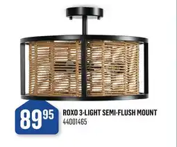 Canac Roxo 3-Light Semi-Flush Mount offer