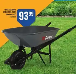 Canac Wheelbarrow with Steel Tray Garant 5 ft³ offer