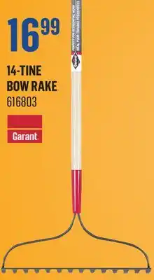 Canac 14-Tine Bow Rake offer